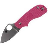 Nóż składany Spyderco Squeak Lightweight Pink Plain (C154PPN)