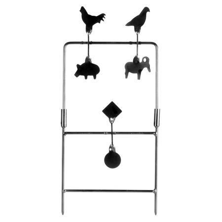 RazorGun - Cel Spinner wiatrówkowy 6 celów