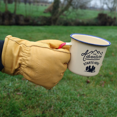Rękawice skórzane - Fostex Outdoor Gloves - piaskowe
