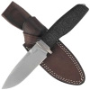 Nóż LionSteel Acha Black Burlap Micarta, Satin Niolox by Molletta (AH BLB)