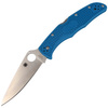 Nóż składany Spyderco Endura 4 FRN Blue Flat Ground Plain (C10FPBL)