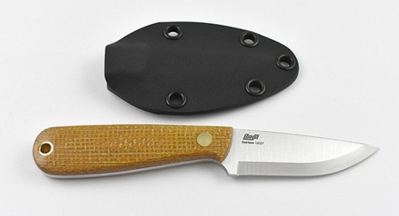 Nóż Brisa Necker 70 Sc - Mustard Micarta - Pochwa Kydex