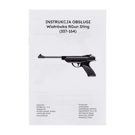 RazorGun - Pistolet wiatrówka RGun Sting 4,5 mm