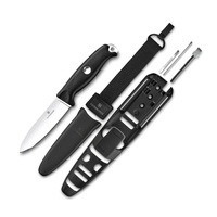 Victorinox - Nóż outdoorowy Venture Pro - Sandvik 14C28N - Czarny - 3.0903.3F