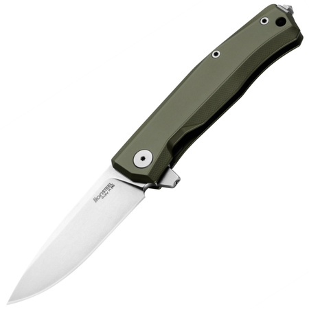 Nóż składany LionSteel Myto Green Aluminium, Stonewashed (MT01A GS)