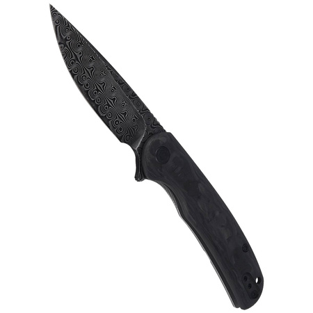 Nóż CIVIVI NOx Black Marble Carbon Fiber / Gray Steel, Black Damascus (C2110DS-1)