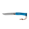 Nóż Opinel Colorama 07 inox grab niebieski z rzemieniem