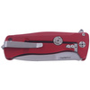 Nóż składany LionSteel SR Flipper Aluminum Red / Satin Blade (SR22A RS)