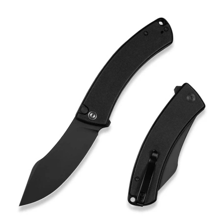 Nóż składany Civivi Outlaw Muk Black G10, Black Stonewashed 14C28N by Trey Sprinkle (C24079-1)