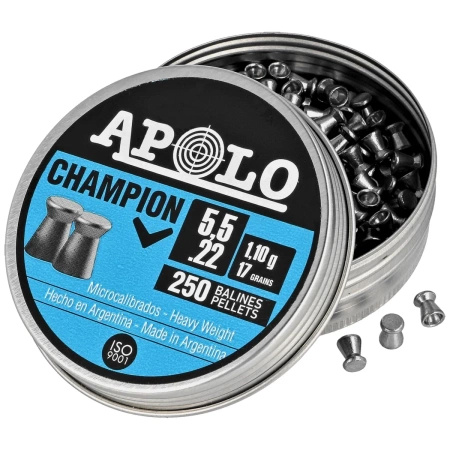 Apolo - Śrut Champion 5.5 mm, 250 szt. 1.10g/17.0gr (19501)