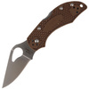 Nóż składany Spyderco Byrd Robin 2 FRN Brown Plain (BY10PBN2)