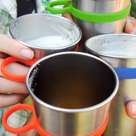 Zestaw 4 kubków stalowych Klean Kanteen  Pint Cup 473 ml Brushed Stainless 4 szt.