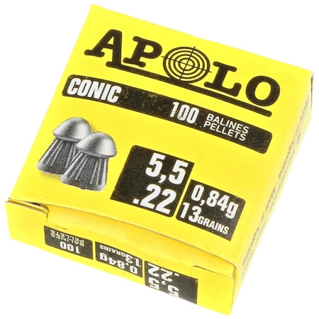 Apolo - Śrut Conic 5.5 mm, 100 szt. 0.84g/13.0gr (20004)
