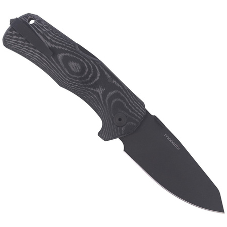 Nóż składany LionSteel TM1 Micarta Black / Black Blade (TM1 MB)