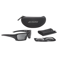 ESS - Okulary taktyczne Rollbar Contract Subdued Logo Kit - Czarny - Clear / Smoke Gray - EE9018-02