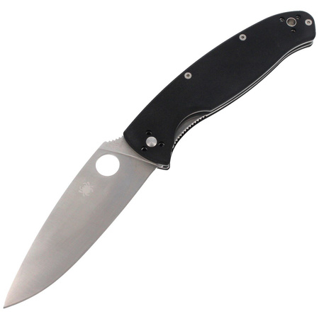 Nóż składany Spyderco Resilience G-10 Black Plain - C142GP