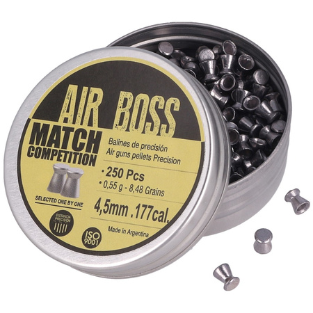 Apolo - Śrut Air Boss Match Competition 4.5 mm, 250 szt. 0.55g/8.48gr (30301)