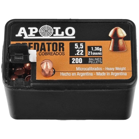 Apolo - Śrut Predator Copper 5.52 mm, 200 szt. 1.36g/21.0gr (19951-2)