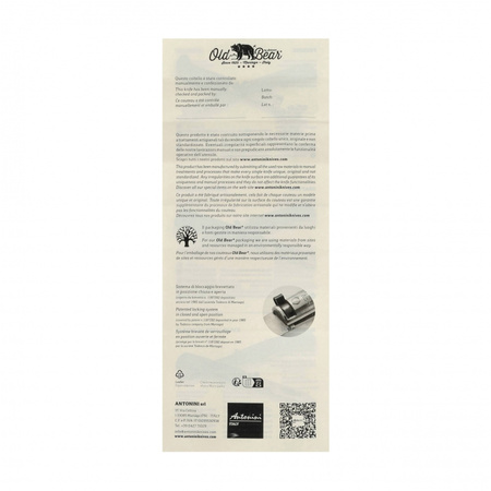 Nóż Old Bear Antonini Total Black Combo 190 mm czarny