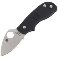 Nóż składany Spyderco Squeak Lightweight Black Plain - C154PBK