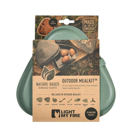 Zestaw turystyczny Light My Fire - Outdoor MealKit - hazyblue