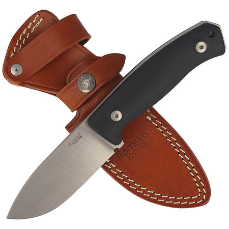 Nóż LionSteel Bushcraft G10 Black / Satin Blade (M2M GBK)