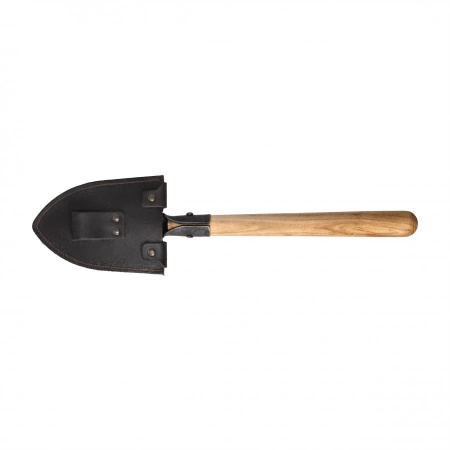 Dębowa Kuźnia - Saperka kuta PanzerSpade + Pochewka, brązowa