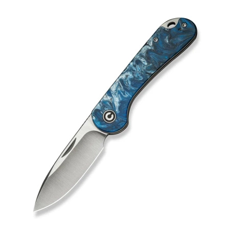 Nóż składany Civivi Elementum SJ Blue/Black/White Resin, Satin 14C28N (C18062AJ-4)