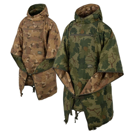 Helikon - Poncho dwustronne Swagman Roll - Mitchell Camo Leaf / Mitchell Camo Clouds - PO-RSR-NL-1C1DA