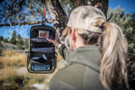 Helikon - Kosmetyczka Travel Toiletry Bag - Czarny / Olive Green - MO-TTB-NL-0201A