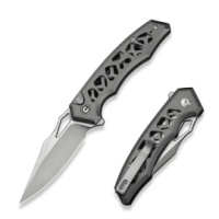 Nóż składany Civivi Anaaki Gray Aluminium, Satin Nitro-V (C24039-2)