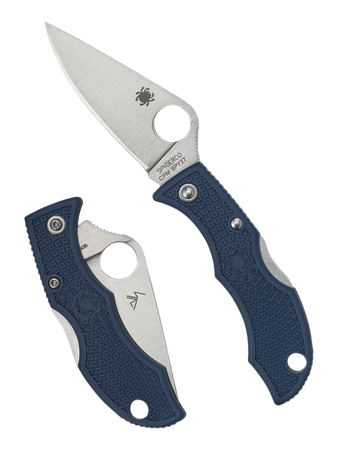 Nóż składany Spyderco Ladybug 3 Cobalt Blue FRN, Satin CPM SPY27 by Sal Glesser (LPCBL3)