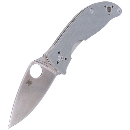 Nóż składany Spyderco Alcyone G-10 Grey, CTS-BD1N Plain (C222GPGY)