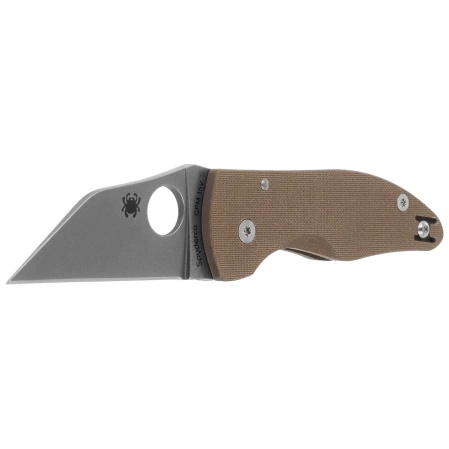 Nóż składany Spyderco Microjimbo Brown G10, Stonewashed CPM 15V by Eric Glesser (C264GPBN15V)