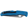 Nóż składany Spyderco Endura 4 FRN Blue Flat Ground Plain (C10FPBL)