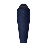 Alpinus - Śpiwór Fiber Pro 1500 dla leworęcznych - granatowy