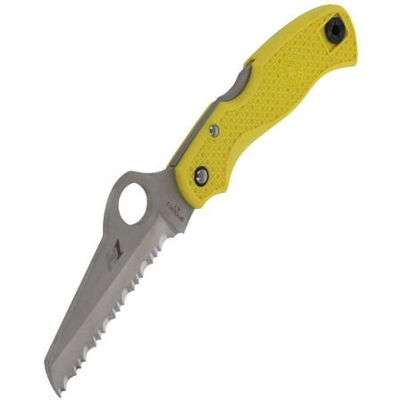 Nóż składany Spyderco Saver Salt Lightweight Yellow Spyder (C118SYL)