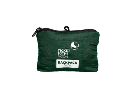 Ticket To The Moon - Plecak składany Mini Backpack - Dark Green / Jade Green