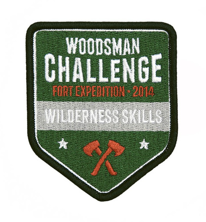 Fosco Industries - Naszywka haftowana Woodsman Challenge