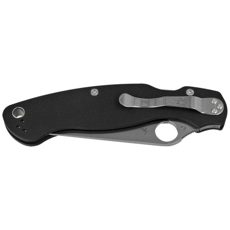 Nóż składany Spyderco Military 2 Black G10, Satin CPM S30V by Sal, Eric Glesser (C36GPS2)