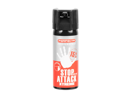 Perfecta - Gaz pieprzowy Stop Attack Xtreme strumień 50 ml