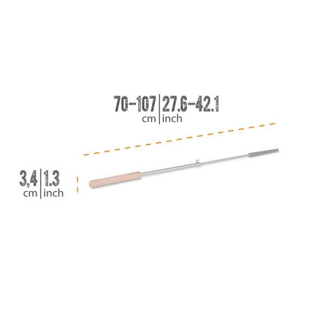 Żeliwny Szpikulec na Ognisko Petromax Stick Bread Skewer with cast iron tip