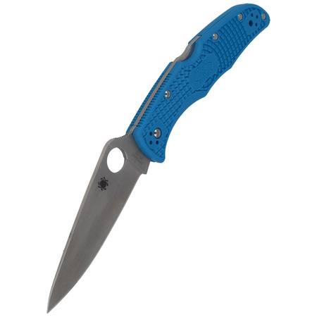 Nóż składany Spyderco Endura 4 FRN Blue Flat Ground Plain (C10FPBL)