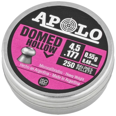 Apolo - Śrut Domed Hollow 4.5 mm, 250 szt. 0.55g/8.48gr (19202)