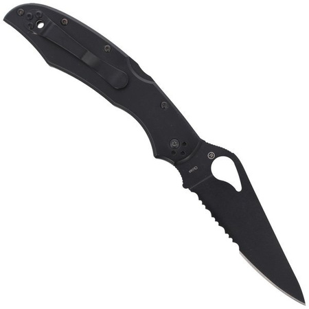 Nóż składany Spyderco Byrd Cara Cara 2 Stainless Black Blade Combination - BY03BKPS2