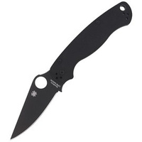 Nóż składany Spyderco Para Military 2 G-10 Black / Black Blade - C81GPBK2