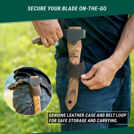 Ciosło rzeźbiarskie z pochwą i zawieszeniem - BeaverCraft AX2