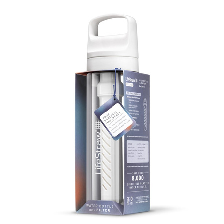 Butelka z filtrem dwustopniowym LifeStraw Go 2.0 - 0.65L Clear