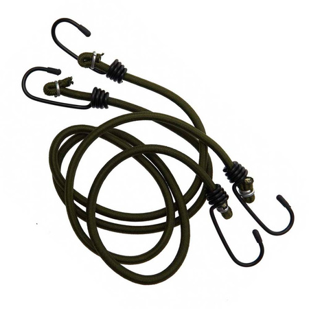 Fosco Industries - Linki elastyczne Bungees - Zielony - 2szt.