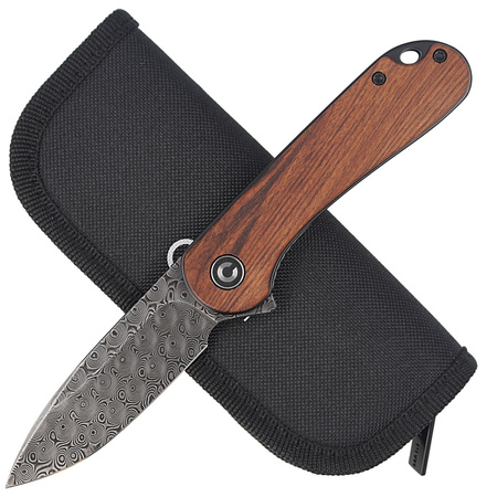 Nóż CIVIVI Elementum Cuibourtia Wood, Black Damascus (C907DS-2)